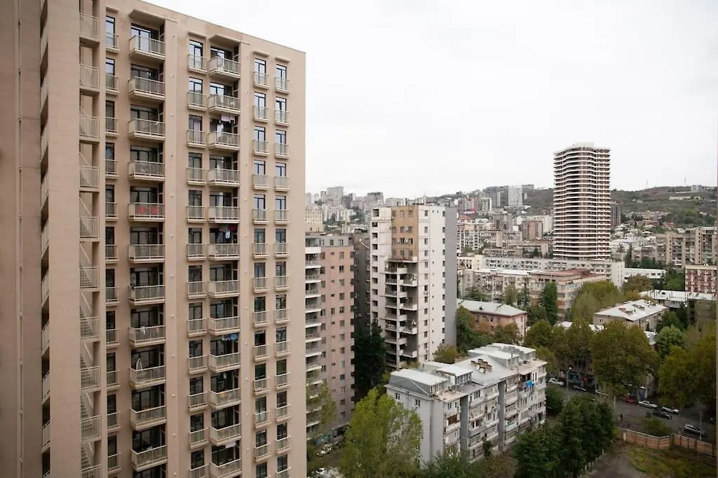 Gg Home - New, Cozy 2 Bedroom Apartment On 16Th Floor Τυφλίδα 0*,