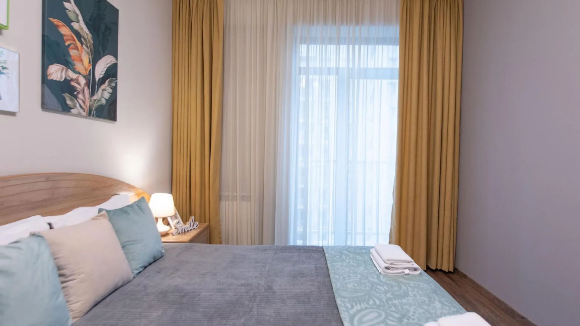 Gg Home - New, Cozy 2 Bedroom Apartment On 16Th Floor Τυφλίδα