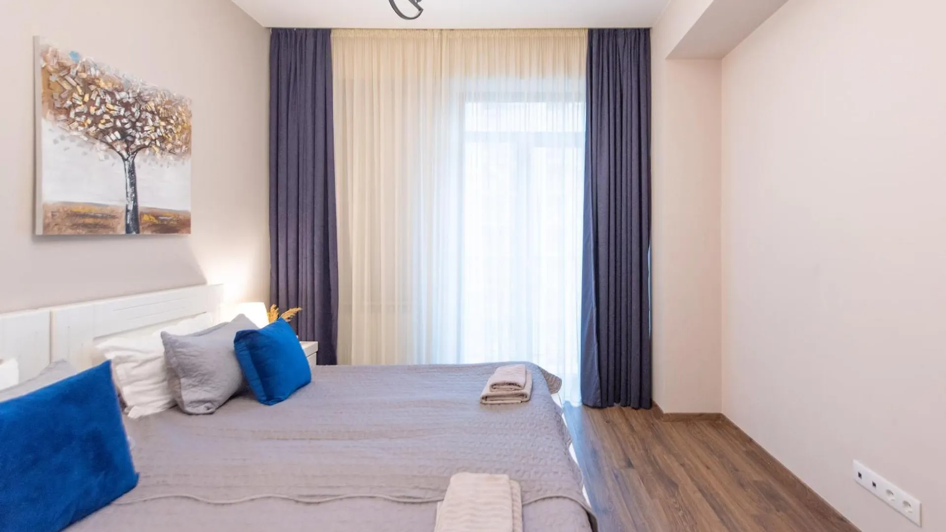 Gg Home - New, Cozy 2 Bedroom Apartment On 16Th Floor Τυφλίδα